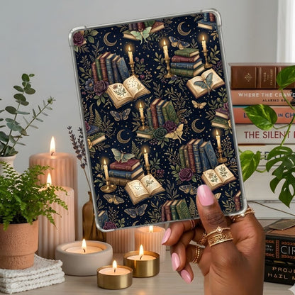 Whimsical Reader Kindle insert second lifestyle view in a clear eReader case