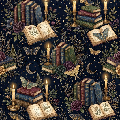 Close-up detail of Whimsical Reader Kindle insert artwork