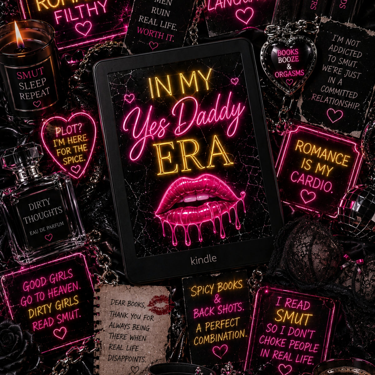 Yes Daddy Era Neon Lights artwork close-up